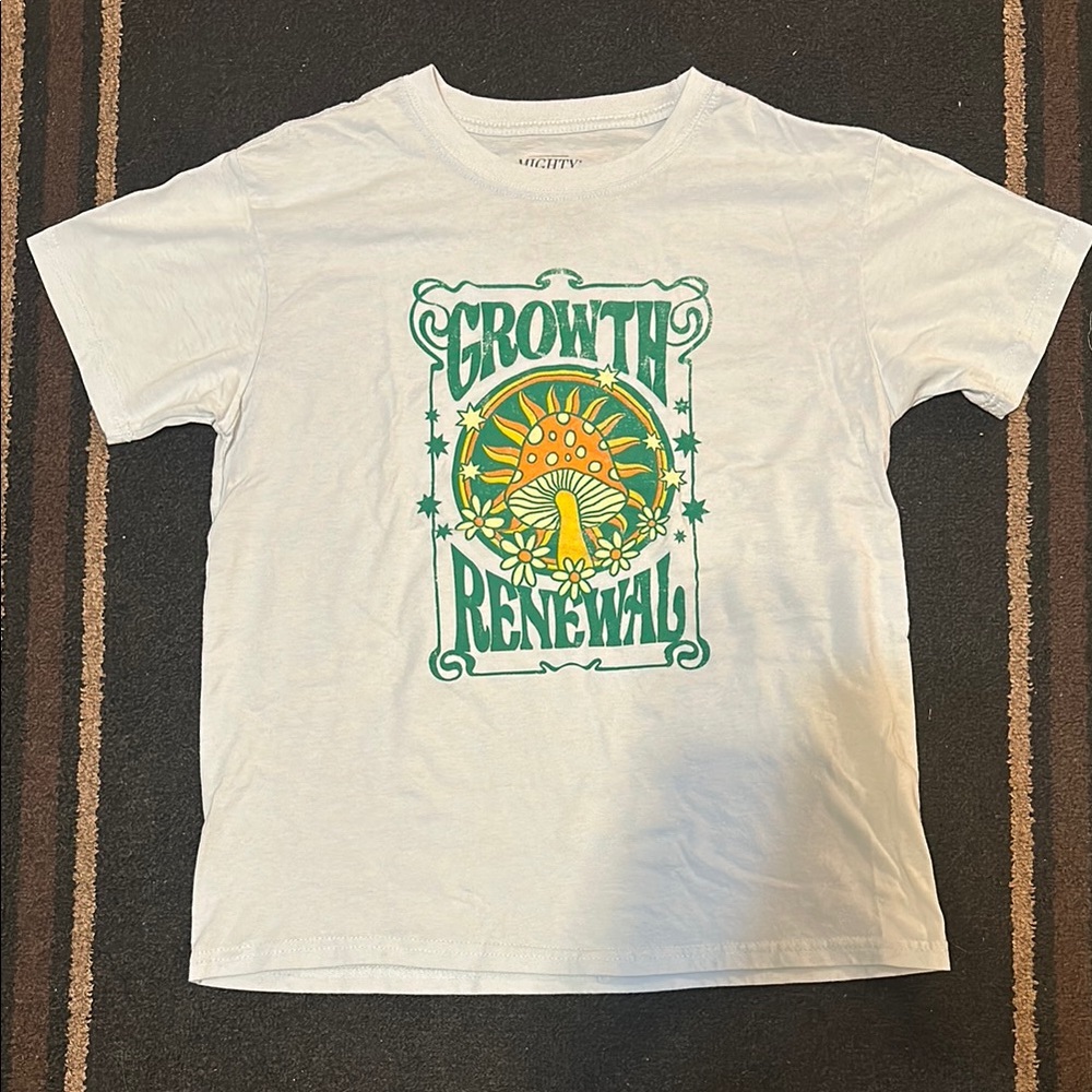 Light Blue Graphic T-Shirt